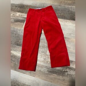 Polo Ralph Lauren Kids Red Corduroy Pants